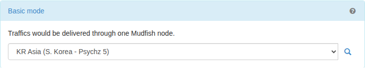 Node selection and RTT lookup