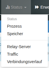 Verbindungsverlauf im Mudfish-Dashboard