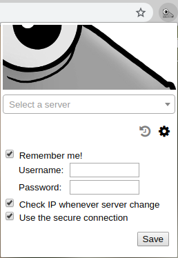 Mudfish browser extension with Use the secure connection enabled