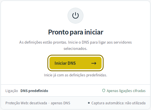 Iniciar DNS — Mudfish DNS 0.1.3 (Linux)