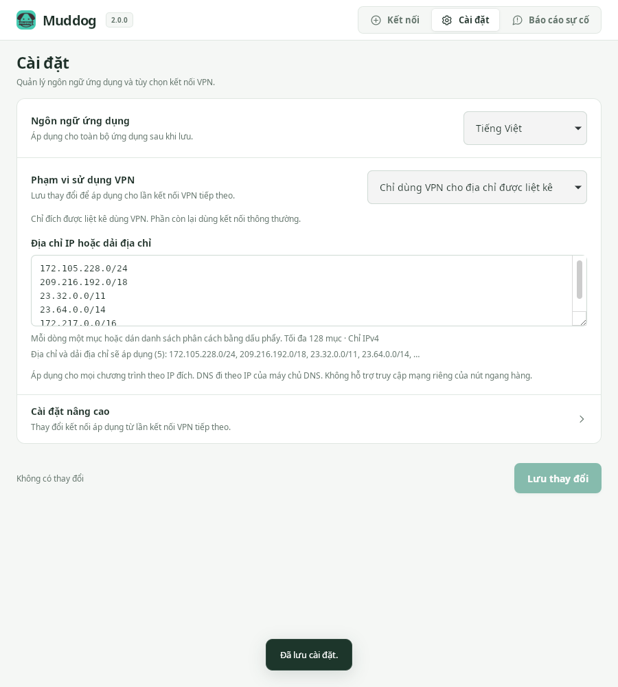 Cài đặt — Muddog 2.0.0 (Linux)